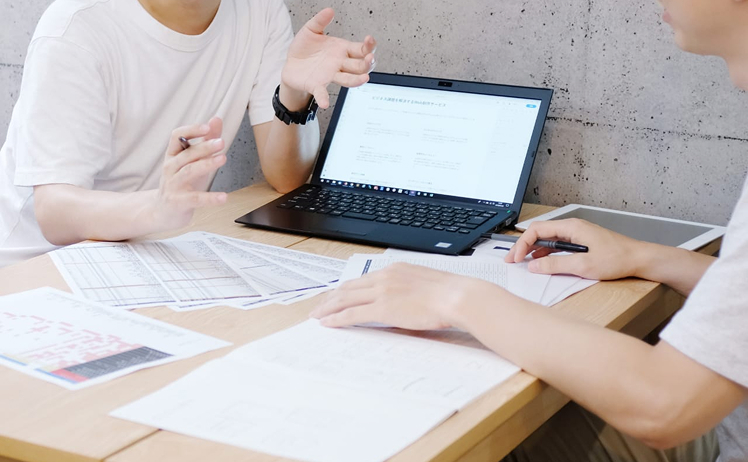 初回ヒヤリング工程のイメージ