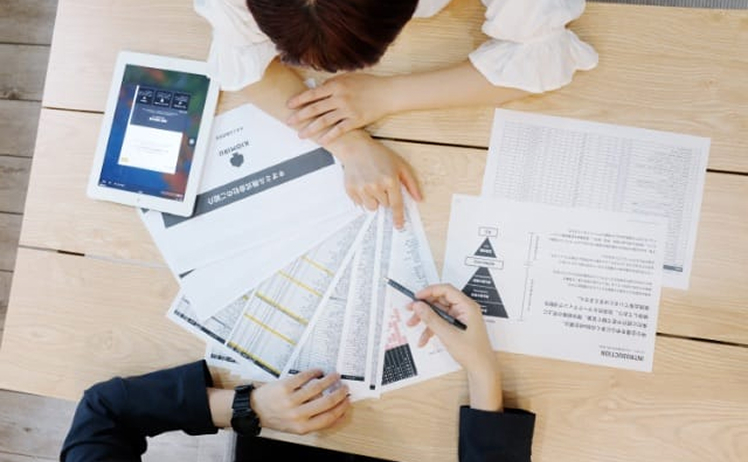 プレゼンテーション工程のイメージ